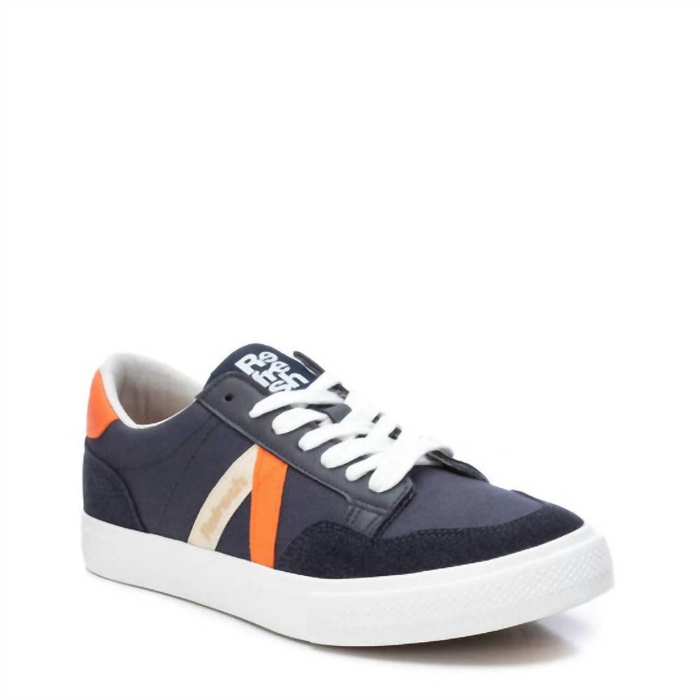 NEW XTI men's casual sneakers in navy